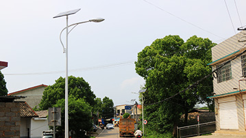 长沙市开福区捞刀河街道大星村太阳能路灯